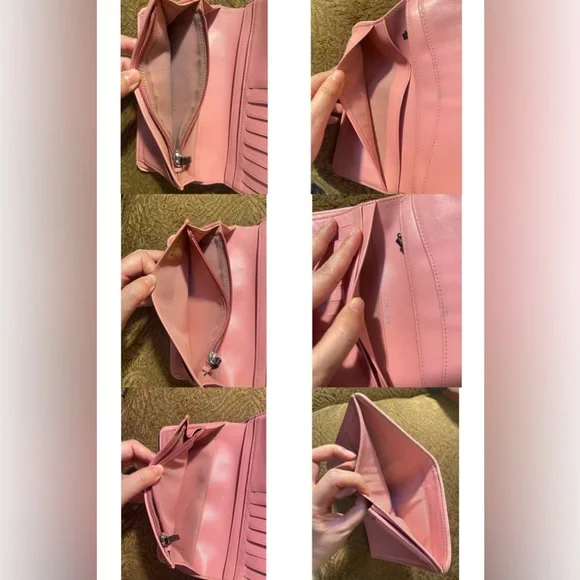 CHANEL CC Pink Leather Wallet-Chain And Wallet To Bag Insert Included - Picture 8 of 12